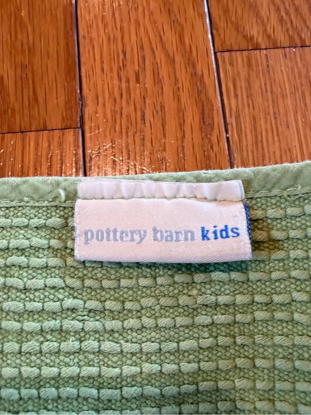 PBK Pottery Barn Kids Green Shag Bath Mats Rugs 33” x 20” - Picture 3 of 3